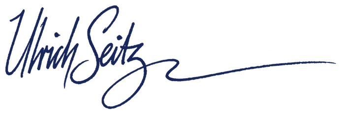 Unterschrift von Ulrich Seitz
